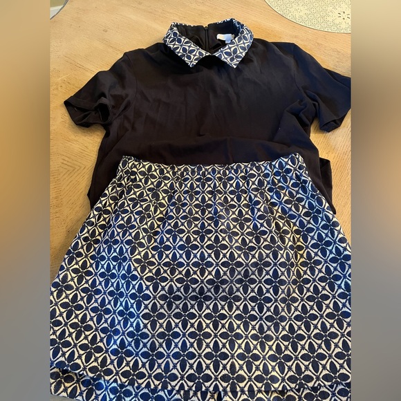 Maje Black and Blue Patterned Women Shorts LeFluer Design. In EUC. size XS - Picture 1 of 9